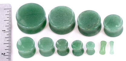 Green Aventurine Stone Plug — Price Per 1 - Monster Steel