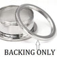 BACKING ONLY For Threaded Tunnels 10g to 1" - Price Per 1
