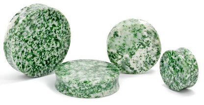 EMERALD Green Double Flare SOLID Plugs 28mm - 50mm - Price Per 1 - Monster Steel