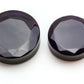 Double Faceted Purple Glass Plug - Price Per 1
