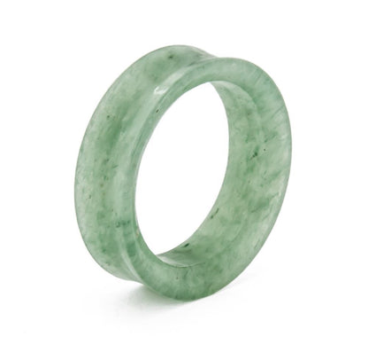 Green Aventurine Stone Double Flare Tunnel – Price Per 1 - Gauge Chart