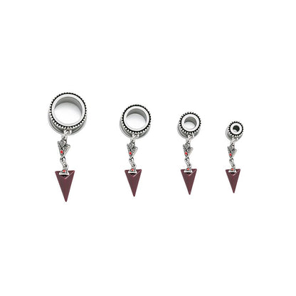 Dangling Prism Chain Threaded Steel Tunnel — View of Threading