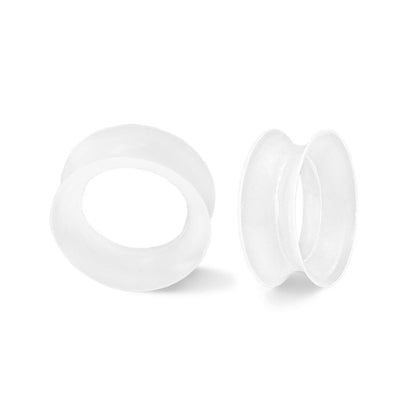 Clear Silicone Eyelet Tunnel — Price Per 1 - Monster Steel
