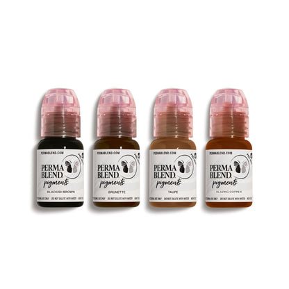 Light to Dark Eyebrow Mini Set – Perma Blend – 4 1/2oz Bottles