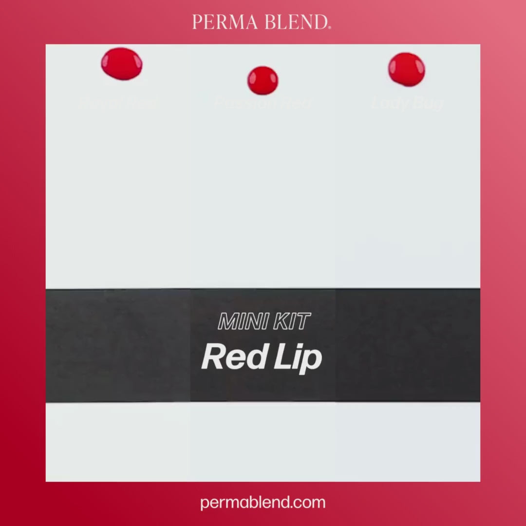 Video Red Lip Mini Set – Perma Blend – 3 1/2oz Bottles