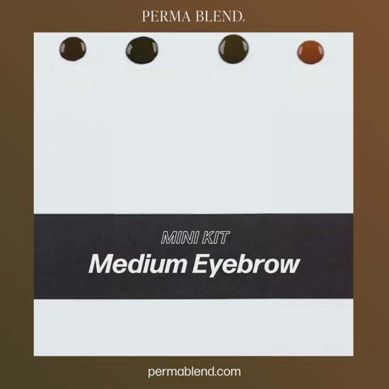 Medium Eyebrow Mini Set – Perma Blend – 4 1/2oz Bottles