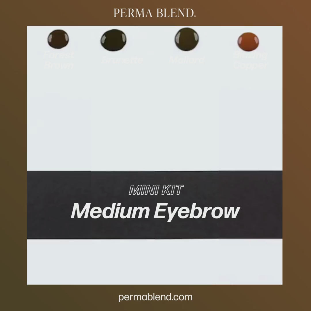 Video Medium Eyebrow Mini Set – Perma Blend – 4 1/2oz Bottles