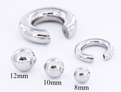 Pop Fit Replacement Steel Captive Ring Ball — Price Per 1 - Monster Steel