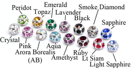 18g–16g Disco Jewel Steel Ball — Price Per 1 - Monster Steel