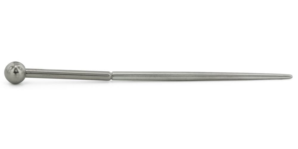1” Stainless Steel Pin Taper for 16g Internally Threaded Jewelry 3