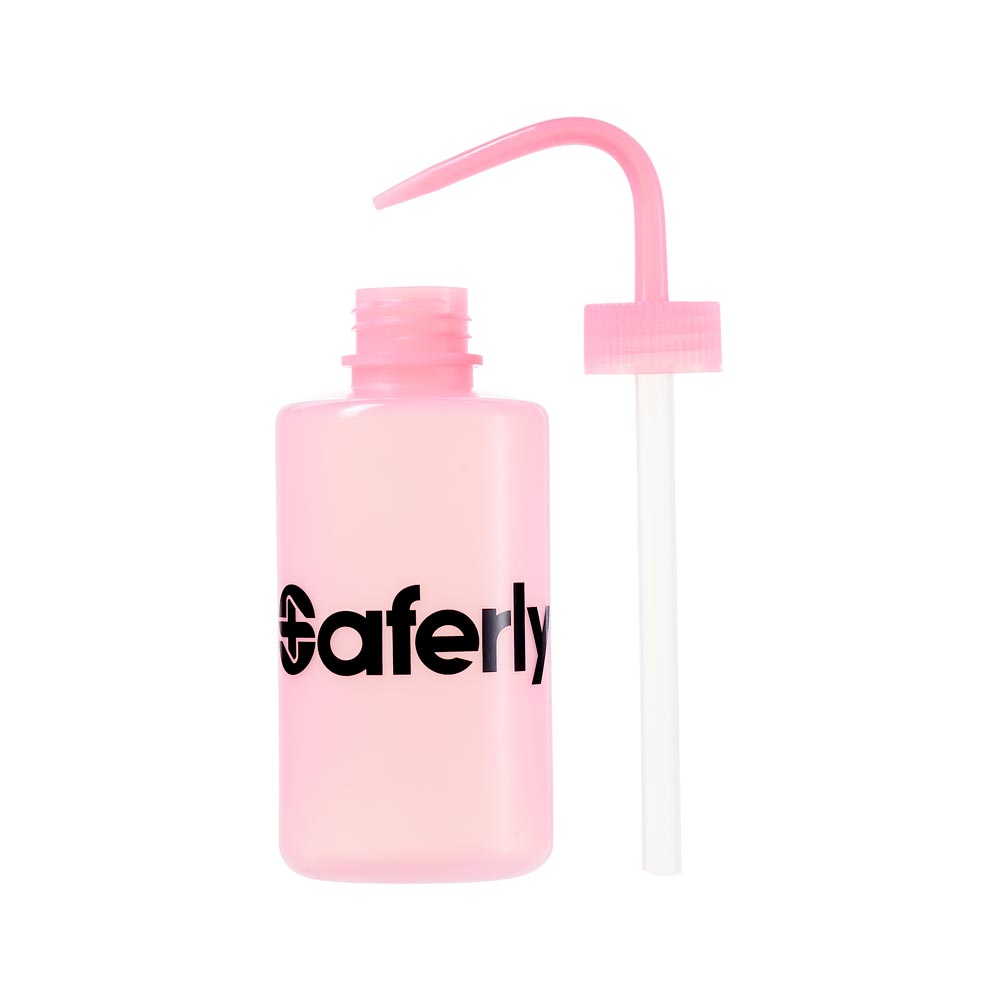 Saferly Squeeze Washer Bottle — Pick Size and Color - Painful Pleasures
