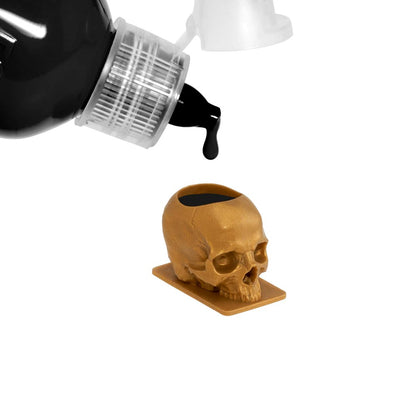 Saferly Skull Ink Caps — Size #16 (Large) — Bag of 200 - Monster Steel