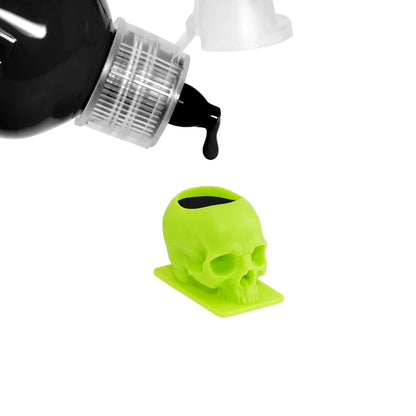 Saferly Skull Ink Caps — Size #16 (Large) — Bag of 200 - Monster Steel