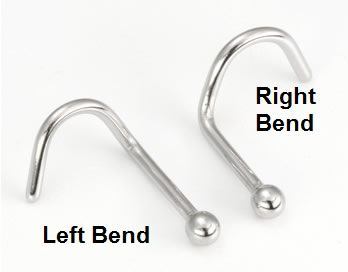 20g Steel Nostril BALL Jewelry - Nose Screw - Monster Steel