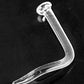 Clear Crystal Glass Nose Retainer - From 20g - 14g - Price Per 1