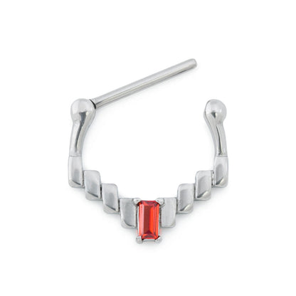 Red Jewel Mayan Vector Nipple Clicker