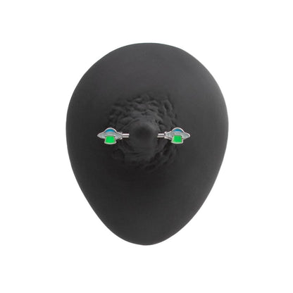 14g 15.5mm UFO Abduction Nipple Barbell — Price Per 1 (Main)