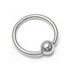 14g Steel Captive Bead Ring — Price Per 1