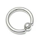 10g Steel Captive Bead Ring — Price Per 1