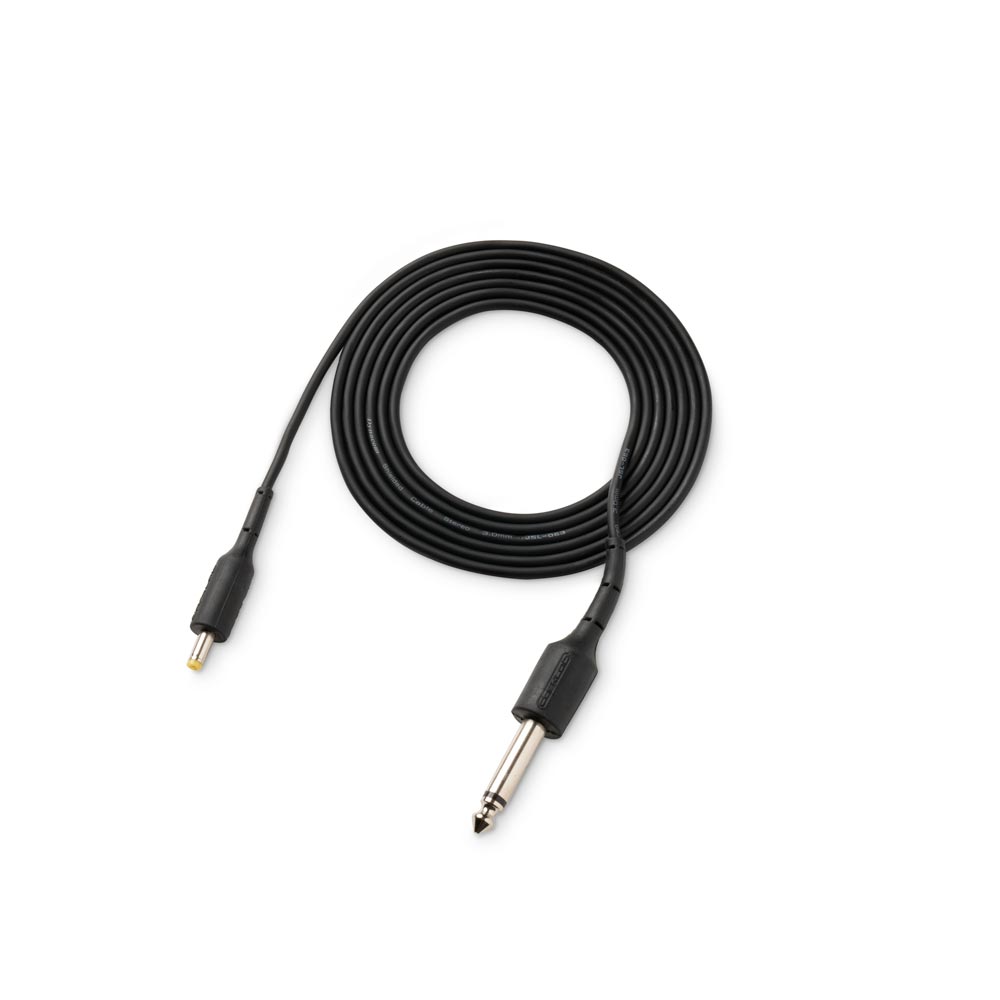 FK Irons Darklab 6’ Straight Air Mini DC Cable — Black - Monster Steel