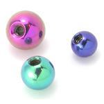 14g Titanium Replacement Ball — Externally Threaded - Monster Steel