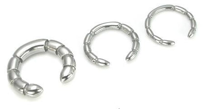 10g or 6g Stainless Steel Skeleton Tribal Pincher - Size Chart