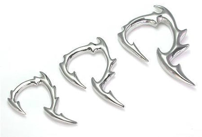 12g-6g Vicious Ear Piece - Monster Steel