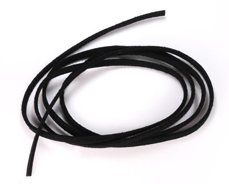 Black Leather String- Great for Pendants - Monster Steel