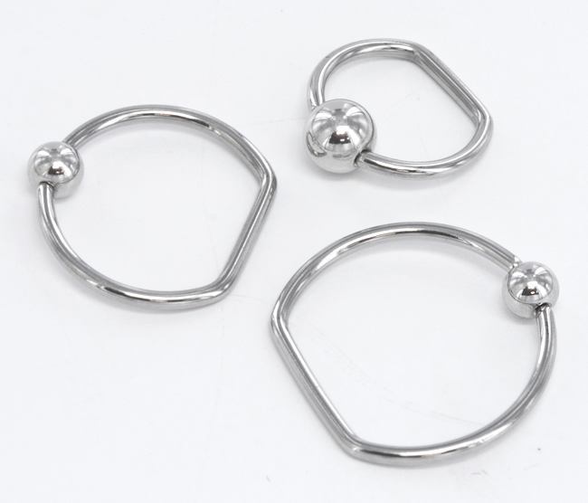 18g Stainless Steel D-Ring Chart