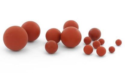 Red Silicone Ball- 4mm-15mm - Monster Steel