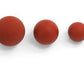 Red Silicone Ball- 4mm-15mm- Size Options