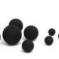 Black Silicone Ball- 4mm-15mm