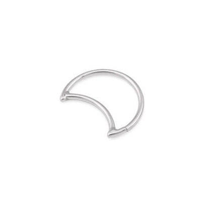 Stainless Steel Crescent Moon Bendable Ear Jewelry — Price Per 1 - Monster Steel