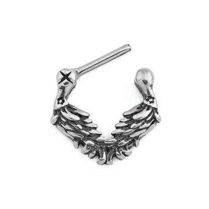 16g Seraphim Steel Septum Clicker (Full Size)