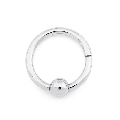 14g Steel Captive Bead Hinged Clicker Ring — Price Per 1 - Monster Steel