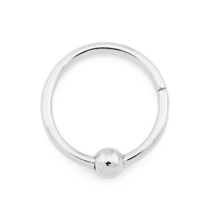 16g Steel Captive Bead Hinged Clicker Ring — Price Per 1 - Monster Steel