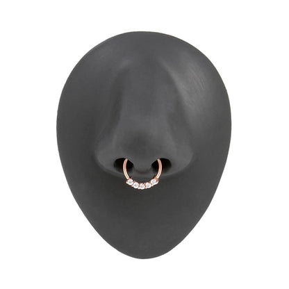 Jewel Channel Bendable Ring — All PVD Options