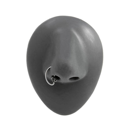 16g Steampunk Heart Bendable D-Ring