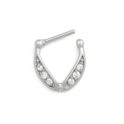 Crystal Nimbus V-Shaped Septum Clicker (Thumbnail)