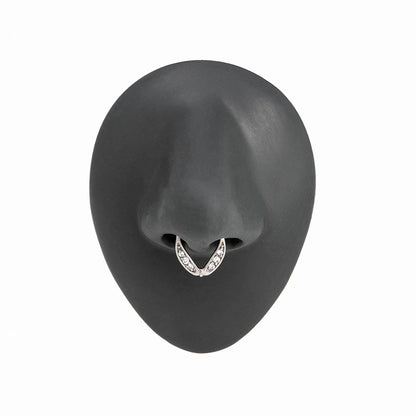 Crystal Nimbus V-Shaped Septum Clicker — Open Clicker Mechanism