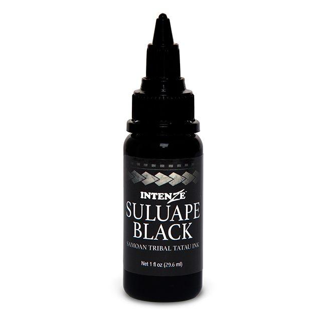 Suluape Black Samoan Tribal Tatau Ink — Intenze Tattoo Ink — 1oz Bottle