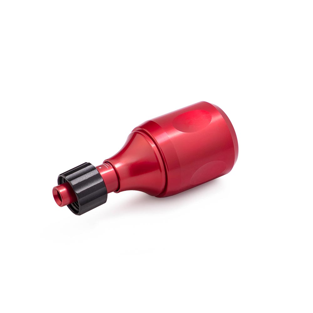 Axi Adjustable Aluminum Grip — 34mm Red (clamp side)