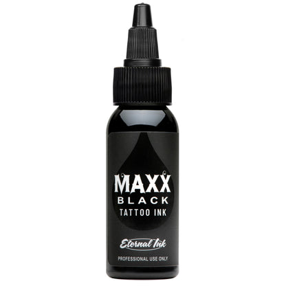 Maxx Black — Eternal Tattoo Ink — Pick Size - Monster Steel