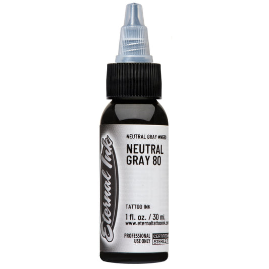 Eternal Tattoo Ink - Neutral Gray 80 - 1oz Bottle
