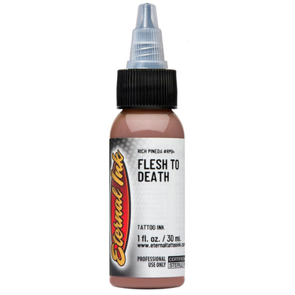 Eternal Tattoo Ink - Rich Pineda’s Flesh to Death Set of 12 - 1oz Bottle - Monster Steel