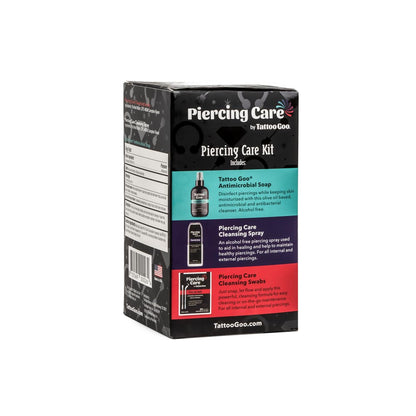 Complete Piercing Aftercare Tattoo Goo Kit - Monster Steel