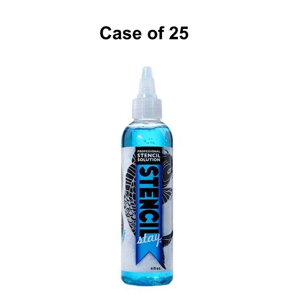 Stencil STAY Tattoo Solution Application Transfer Thermal Design — Case of 25 4oz Bottles
