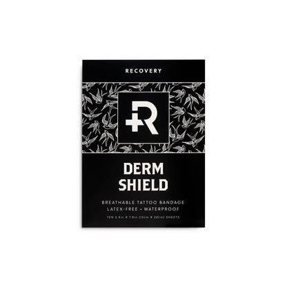 Recovery Derm Shield - 5.9" x 7.9" Sheets - Box of 10 - Monster Steel