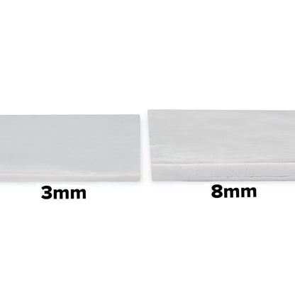 APOF Tattooable Synthetic Canvas - 11” x 17” - 3mm White - Monster Steel