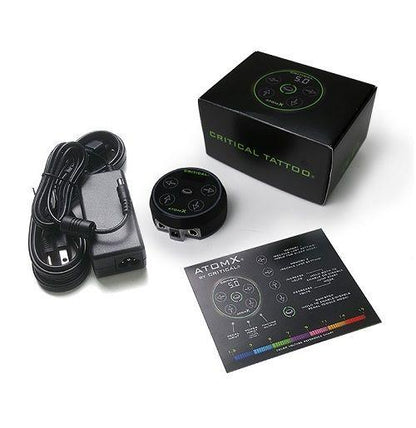 Critical Tattoo® Atom X Black Power Supply - Monster Steel